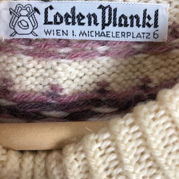 Vintage Loden Plankl Fairisle Pullover Sweater sz S - Picture 2 of 4